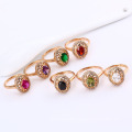 11817 Fashion jewelry luxury special price ring, latest 18k gold color ring designs for girls